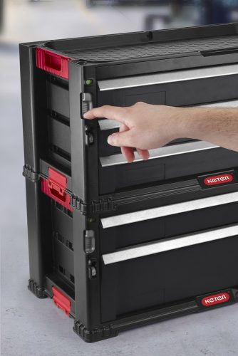 Keter tool chest 5 fiókos szerszámtároló - fekete