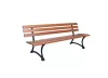 Rojaplast fenyőfából készült, fém szerkezetű, konvencionális kerti pad, 180 cm