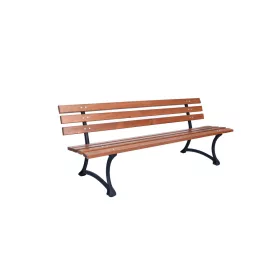   Rojaplast fenyőfából készült, fém szerkezetű, konvencionális kerti pad, 180 cm