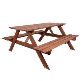   Rojaplast Piknik  fenyőfából készült egybeépíthető kerti bútor garnitúra, 220 cm