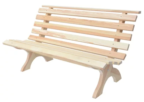 Rojaplast Retro fenyőfából készült kerti pad - natúr, 150cm