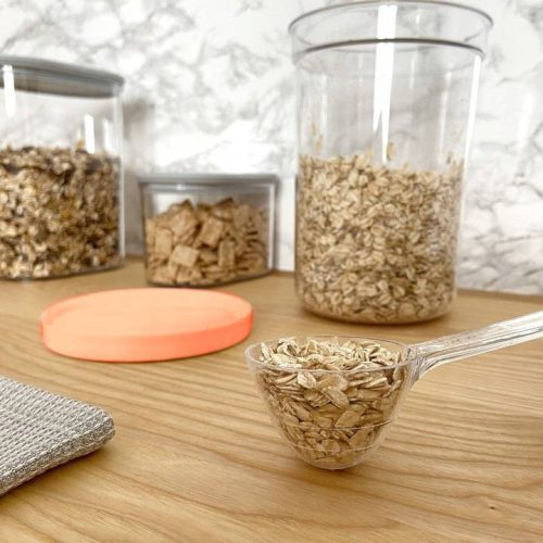 Curver Mix set műanyag élelmiszertároló doboz mérőkanállal  - 1,7 L