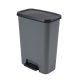CURVER Compatta műanyag hulladék tároló 50L - sötét szürke/antracit