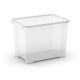 CURVER T Box "S" műanyag tároló doboz fedéllel 20 L - átlátszó