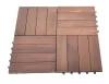 Rojaplast thermowood fa+műanyag padlóburkolat, 6 db/ csomag - barna