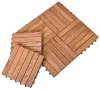 Rojaplast thermowood fa+műanyag padlóburkolat, 6 db/ csomag - barna