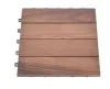 Rojaplast thermowood fa+műanyag padlóburkolat, 6 db/ csomag - barna