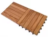 Rojaplast thermowood fa+műanyag padlóburkolat, 6 db/ csomag - barna