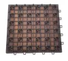 Rojaplast thermowood fa+műanyag padlóburkolat, 6 db/ csomag - barna