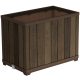 Keter Deco Rectangle Tall Walnut műanyag virágláda  76 x 45,5 x 55 cm