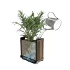 Keter Deco Rectangle Tall Walnut műanyag virágláda  76 x 45,5 x 55 cm