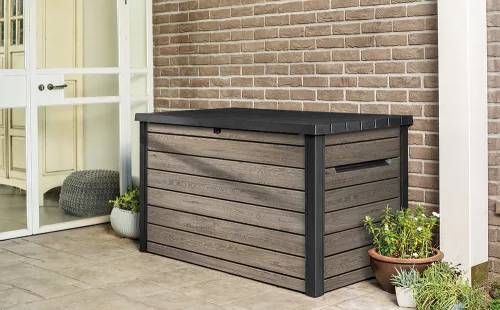 KETER SIGNATURE HORIZONTAL tárolóbox 870 L – Ashwood (kőrisfa hatású)
