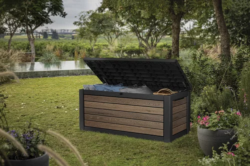 KETER SIGNATURE HORIZONTAL tárolóbox 630 L – Walnut (dió szín)