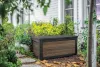 KETER SIGNATURE HORIZONTAL tárolóbox 630 L – Walnut (dió szín)