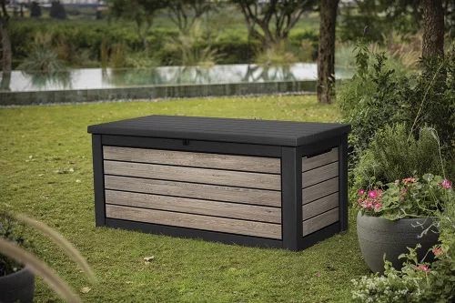 KETER SIGNATURE HORIZONTAL tárolóbox 630 L – Ashwood (kőrisfa hatású)