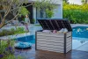 KETER SIGNATURE HORIZONTAL tárolóbox 870 L – Storm Grey (vihar szürke)