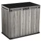 KETER DECO HORIZONTAL STORE IT OUT 1150 L tárolószekrény – Storm Grey (vihar szürke)