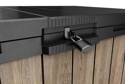  KETER DECO HORIZONTAL STORE IT OUT 1150 L tárolószekrény – ashwood (kőrisfa szín)