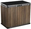 KETER DECO HORIZONTAL STORE IT OUT 1150 L tárolószekrény – dió (walnut)