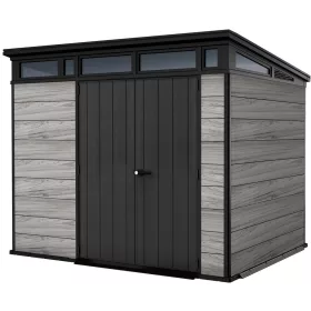   Keter PENT SIGNATURE 9×7 kerti fészer – DECOCOAT, 6,04 m², Storm Grey