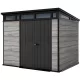 Keter PENT SIGNATURE 9×7 kerti fészer – DECOCOAT, 6,04 m², Storm Grey