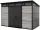 Keter PENT SIGNATURE 11×7 kerti fészer – DECOCOAT, 7,39 m², Storm Grey