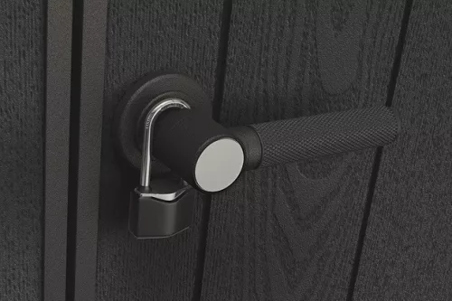 Keter PENT SIGNATURE 11×7 kerti fészer – DECOCOAT, 7,39 m², Storm Grey