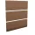 KETER FENCE KIT kerítéspanel barna (3× panel)