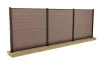 KETER FENCE KIT kerítéspanel barna (3× panel)