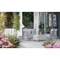   Keter SCANDI LINEA BALCONY kerti bútor szett – Ash Grey / Storm Grey