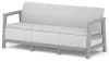 Keter SCANDI LINEA 3 SEATER SOFA – Ash Grey / Storm Grey