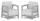 Keter SCANDI LINEA DUO SET – Ash Grey / Storm Grey