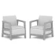 Keter SCANDI LINEA DUO SET – Ash Grey / Storm Grey