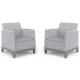 Keter SCANDI FORMA DUO kerti bútor szett – 2 fotel, Ash grey / Storm grey
