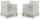 Keter SCANDI FORMA DUO kerti bútor szett – 2 fotel, Pebble grey / Soft beige
