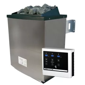   Karibu 9 kW-os szauna kályha + Easy Finnish vezérlőegység + 18 KG szaunakő