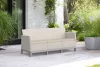 Keter SCANDI FORMA 3 személyes kerti kanapé – Pebble grey / Soft beige, műanyag, 182 cm