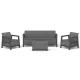 Keter SCANDI LINEA 3 SEATERS SET kerti bútor garnitúra – Mountain Grey / Grafit