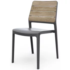 Keter ECO PORTO kerti szék – ashwood / grafit