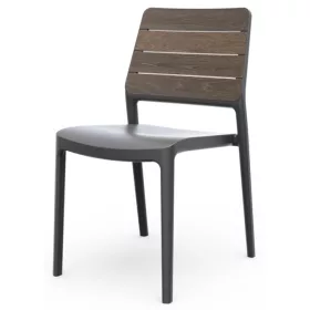 Keter DECO PORTO kerti szék – walnut / grafit