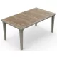 Keter DECO FUTURA kerti asztal – ashwood / cappuccino