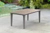 Keter DECO FUTURA kerti asztal – ashwood / cappuccino