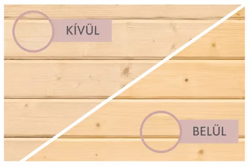 Karibu "Nordic 2" kültéri hordóház szauna 4-5 fő részére – kályha nélkül