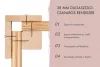 Karibu "Nordic 2" kültéri hordóház szauna 4-5 fő részére – kályha nélkül