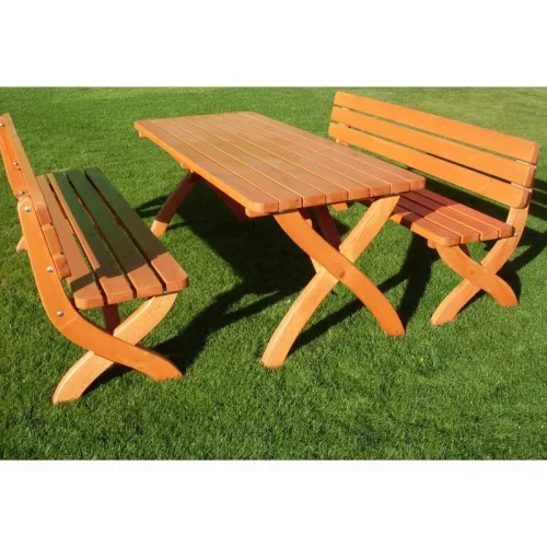 Rojaplast Strong masiv fenyőfából készült kerti pad, 180 cm