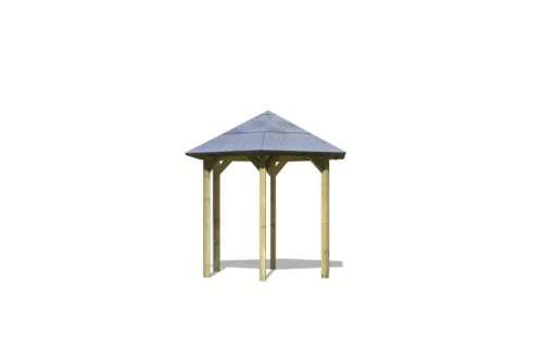 Karibu Lisszabon fa kerti pavilon, 235 cm x 208 cm
