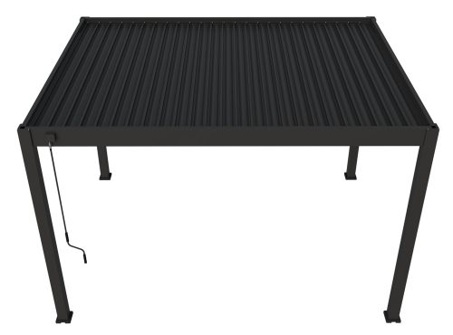 Rojaplast intro neo alumínium bioklimatikus pergola, szabadon álló, 3,6 X 3 méter, szürke antracit