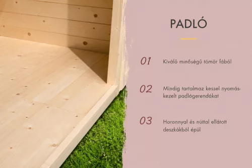 Karibu Monterey kültéri szaunaház előszobával 5 fő részére – kályha nélkül, Fekete színben