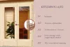 Karibu Mainburg 2. kültéri szaunaház "A készlet" 4 fő részére- kályha nélkül, előszobával