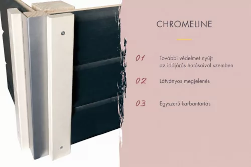 Karibu Mainburg 2. kültéri szaunaház "A készlet" 4 fő részére- szürke színben, kályha nélkül, előszobával